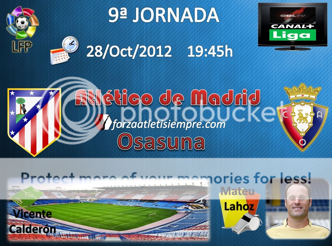 Previa 9ª Jor. Liga 2012/13 ATLETI - Osasuna PREVIA9JORA